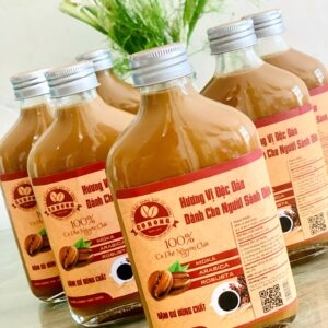 COMBO 5 CHAI CÀ PHÊ TƯƠI ĐÓNG CHAI 200ML (ĐEN)